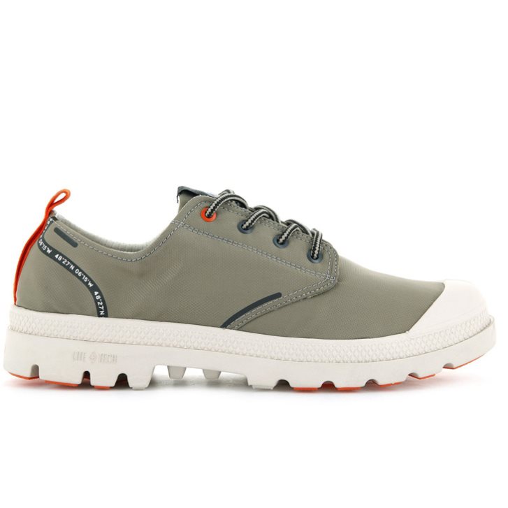 Dámské Oxfordky Palladium Pallafin RC LOW WP+ Olivy Zelené | CZ NCZ-68J